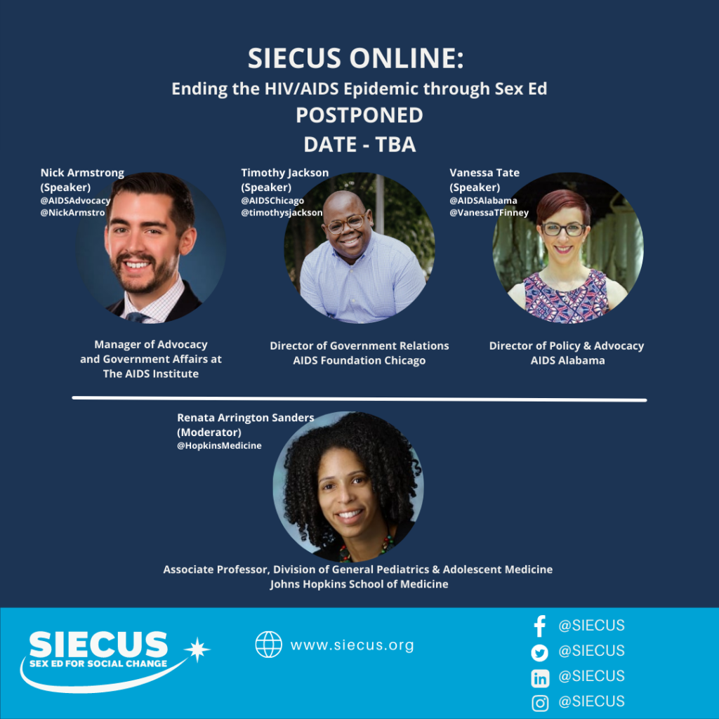 SIECUS Online: Ending the HIV/AIDS Epidemic through Sex Ed - SIECUS